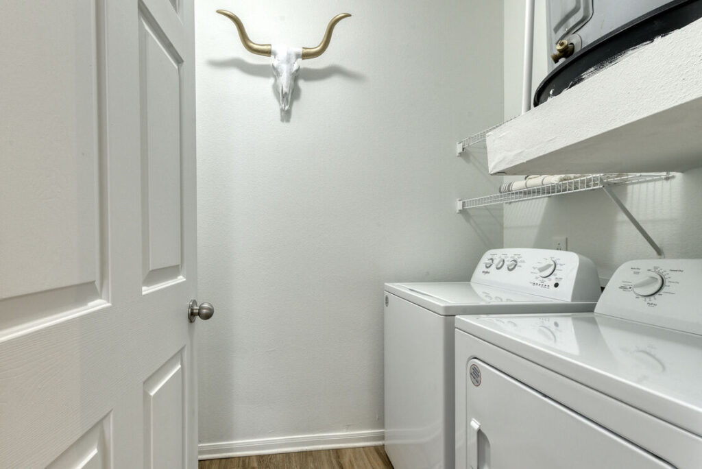 Washer and Dryer Area