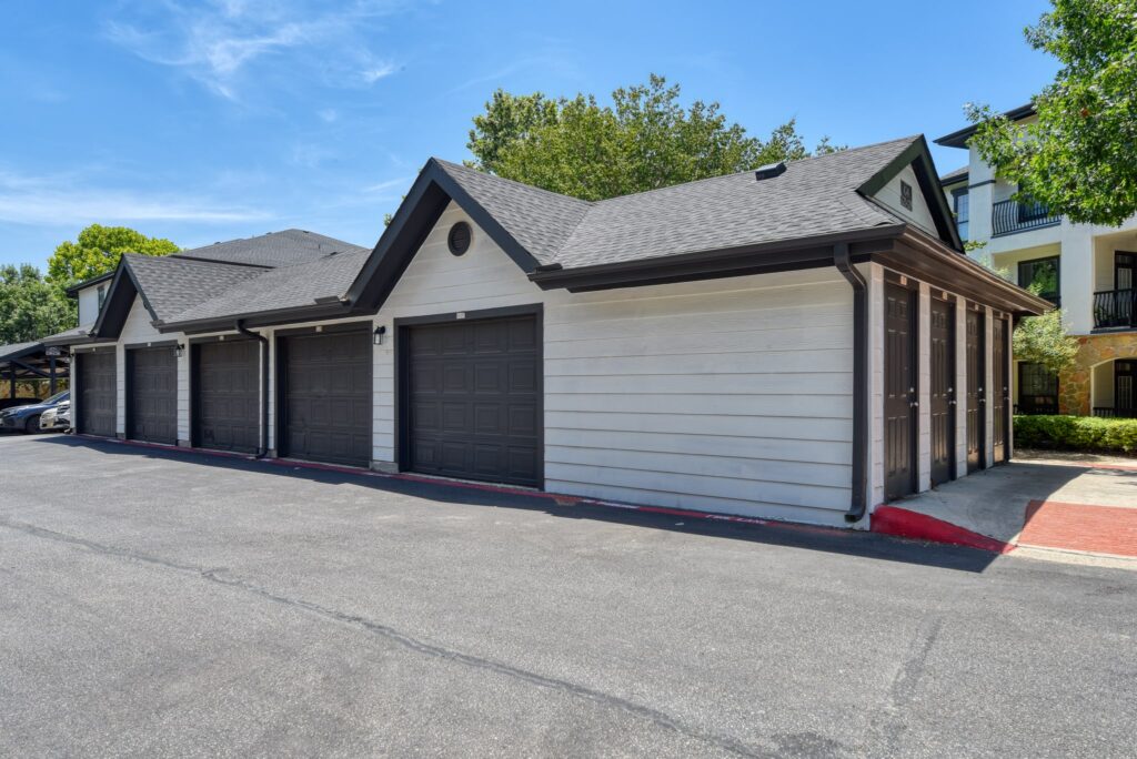 detached garages with private storage units